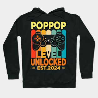 pop pop level unlocked est 2024 Hoodie